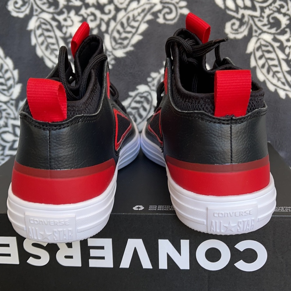Converse Chuck Taylor All Star Ultra OX Black/University Red/White MEN`S - Picture 14 of 16
